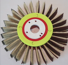 Load image into Gallery viewer, Flap Wheel - 8&quot;OD - 28 Slot 45mm trim - QuickWood
