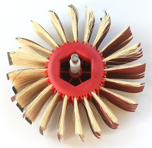 Drill Attached Flap Wheel - 2" and 4" wide - QuickWood