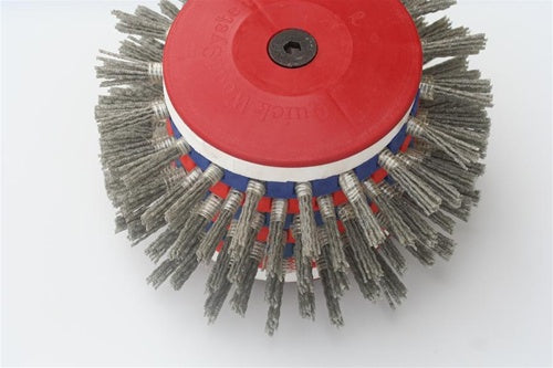 Light Distressing - Hub and steel brushes 4 in width - Drill