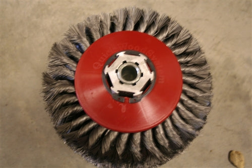 Light Distressing - Hub and steel brushes 4 in width - Drill