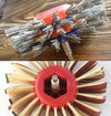 Weathered Brush + Flap Wheel Combo - For Clean Up - QuickWood