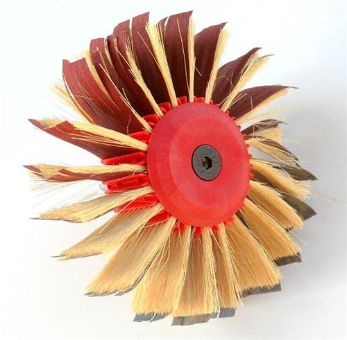 Roda de Lamelas com Encaixe para Furadeira - Larguras de 2" e 4" - QuickWood