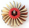 Roda de Lamelas com Encaixe para Furadeira - Larguras de 2" e 4" - QuickWood