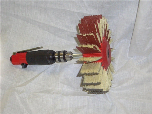 QuickWood F1 - Pneumatic Brush Sander, 2" Head